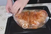 Индейка в рукаве с медом и горчицей - Шаг 6 Индейка в рукаве с медом и горчицей - Шаг 6