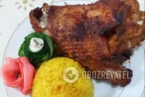 Индейка в рукаве с медом и горчицей - Шаг 8 Индейка в рукаве с медом и горчицей - Шаг 8
