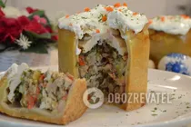 Курица в тесте с водкой и перцем - Шаг 14 Курица в тесте с водкой и перцем - Шаг 14