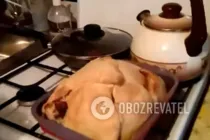 Курица в тесте с рисом - Шаг 11 Курица в тесте с рисом - Шаг 11