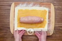 Курица в тесте с ветчиной - Шаг 7 Курица в тесте с ветчиной - Шаг 7
