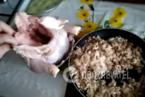 Курица в тесте с рисом - Шаг 8 Курица в тесте с рисом - Шаг 8