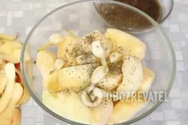 Гусь, фаршированный яблоками с капустой - Шаг 4 Гусь, фаршированный яблоками с капустой - Шаг 4