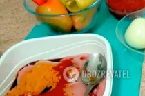 Курка, тушкована з болгарським перцем - Крок 3 Курка, тушкована з болгарським перцем - Крок 3