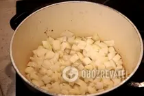 Курка, тушкована з грибами та овочами - Крок 4 Курка, тушкована з грибами та овочами - Крок 4