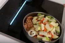 Тушеная курица с кабачками - Шаг 8 Тушеная курица с кабачками - Шаг 8