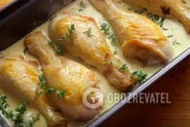 Тушкована курка з грибами та вершками - Крок 8 Тушкована курка з грибами та вершками - Крок 8