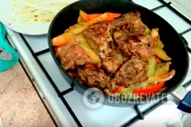 Курка, тушкована з болгарським перцем - Крок 9 Курка, тушкована з болгарським перцем - Крок 9
