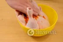Курица на пивной банке в остром соусе чили - Шаг 5 Курица на пивной банке в остром соусе чили - Шаг 5