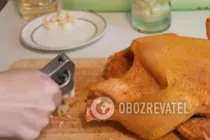 Курица на банке с чесноком - Шаг 6 Курица на банке с чесноком - Шаг 6