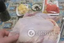 Курица на банке с паприкой и картошкой - Шаг 1 Курица на банке с паприкой и картошкой - Шаг 1
