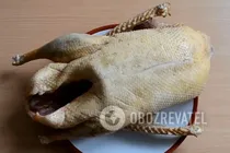 Гусь, фаршированный гречкой - Шаг 1 Гусь, фаршированный гречкой - Шаг 1