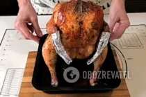 Курица на банке с хрустящей корочкой - Шаг 8 Курица на банке с хрустящей корочкой - Шаг 8