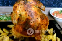 Курица на банке со сметаной и томатной пастой - Шаг 8 Курица на банке со сметаной и томатной пастой - Шаг 8