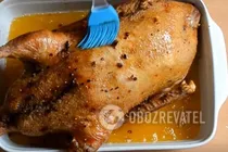 Гусь, фаршированный гречкой - Шаг 7 Гусь, фаршированный гречкой - Шаг 7