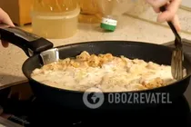 Тушкована курка в молоці з часником - Крок 6 Тушкована курка в молоці з часником - Крок 6