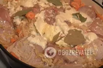Тушкована курка з морквою та яблуком - Крок 9 Тушкована курка з морквою та яблуком - Крок 9