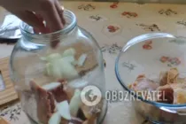Курица в банке с луком - Шаг 5 Курица в банке с луком - Шаг 5