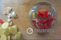 Курица в банке с помидорами и картошкой - Шаг 7 Курица в банке с помидорами и картошкой - Шаг 7