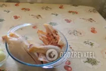 Курица в банке с луком - Шаг 1 Курица в банке с луком - Шаг 1
