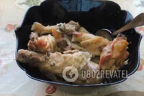 Курица в банке с луком - Шаг 8 Курица в банке с луком - Шаг 8