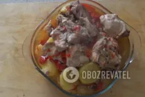 Курица в банке с помидорами и картошкой - Шаг 9 Курица в банке с помидорами и картошкой - Шаг 9