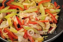 Жареное куриное филе с сельдереем - Шаг 7 Жареное куриное филе с сельдереем - Шаг 7
