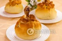 Курица в тесте с грибами - Шаг 10 Курица в тесте с грибами - Шаг 10