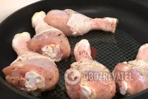 Курица в тесте с грибами - Шаг 2 Курица в тесте с грибами - Шаг 2