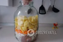 Курица в банке с овощами в собственном соку - Шаг 6 Курица в банке с овощами в собственном соку - Шаг 6