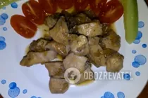 Жареное куриное филе в соевом соусе - Шаг 7 Жареное куриное филе в соевом соусе - Шаг 7