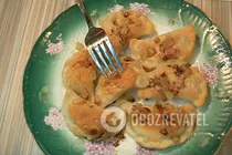Жареные вареники с картошкой - Шаг 9 Жареные вареники с картошкой - Шаг 9
