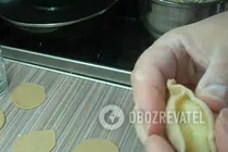 Жареные вареники с картошкой - Шаг 7 Жареные вареники с картошкой - Шаг 7