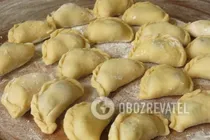 Вареники с творогом и луком - Шаг 8 Вареники с творогом и луком - Шаг 8
