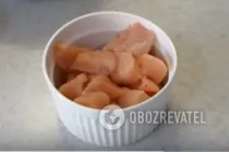 Смажена курка з печерицями - Крок 1 Смажена курка з печерицями - Крок 1