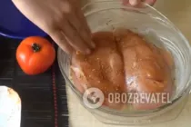 Жареное куриное филе в сметане - Шаг 3 Жареное куриное филе в сметане - Шаг 3