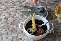 Жареные окорочка в медово-соевом соусе - Шаг 3 Жареные окорочка в медово-соевом соусе - Шаг 3