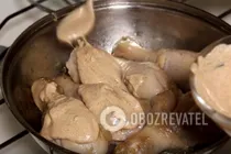 Жареная курица в майонезе - Шаг 3 Жареная курица в майонезе - Шаг 3