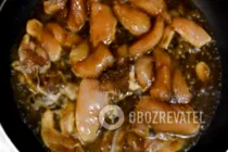 Жареное куриное филе с соевым соусом - Шаг 5 Жареное куриное филе с соевым соусом - Шаг 5