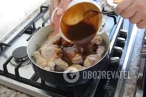 Жареные окорочка в медово-соевом соусе - Шаг 6 Жареные окорочка в медово-соевом соусе - Шаг 6