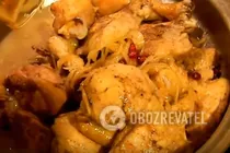 Жареная курица с гранатом - Шаг 6 Жареная курица с гранатом - Шаг 6