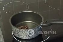 Гарячий шоколад з арахісовою пастою - Крок 1 Гарячий шоколад з арахісовою пастою - Крок 1