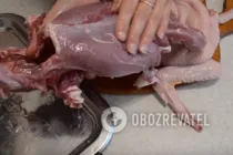 Фаршированная утка в духовке - Шаг 2 Фаршированная утка в духовке - Шаг 2