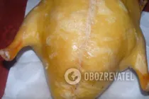 Утка, фаршированная яблоками - Шаг 5 Утка, фаршированная яблоками - Шаг 5