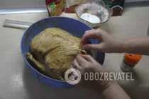 Утка, фаршированная картофелем - Шаг 5 Утка, фаршированная картофелем - Шаг 5