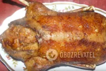 Утка, фаршированная яблоками - Шаг 7 Утка, фаршированная яблоками - Шаг 7