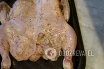 Курица, фаршированная грибами и картошкой - Шаг 2 Курица, фаршированная грибами и картошкой - Шаг 2