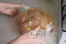 Жареная курица в рукаве - Шаг 3 Жареная курица в рукаве - Шаг 3