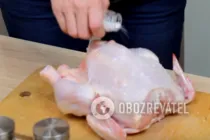 Курица, фаршированная овощами - Шаг 3 Курица, фаршированная овощами - Шаг 3