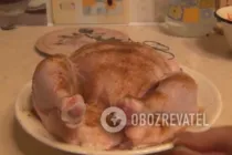 Курица, фаршированная рисом в рукаве - Шаг 6 Курица, фаршированная рисом в рукаве - Шаг 6